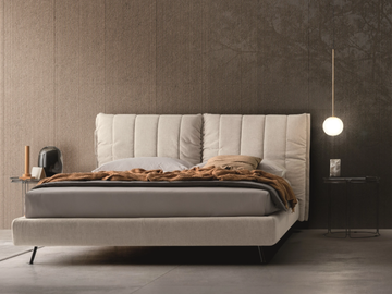 ON LINE - Fabric bed with high headboard by Ditre Italia - view 2
